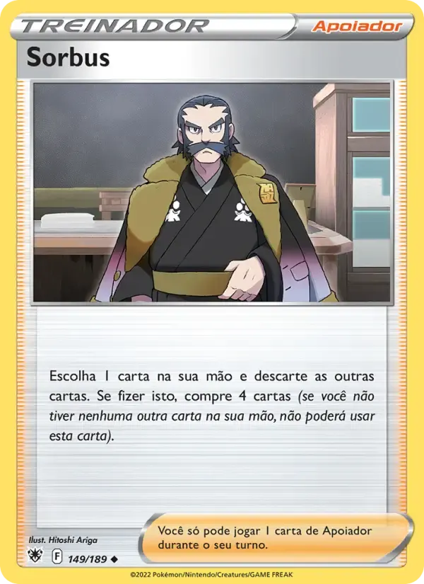 Sorbus — Estrelas Radiantes 149 Portuguese Pokémon card