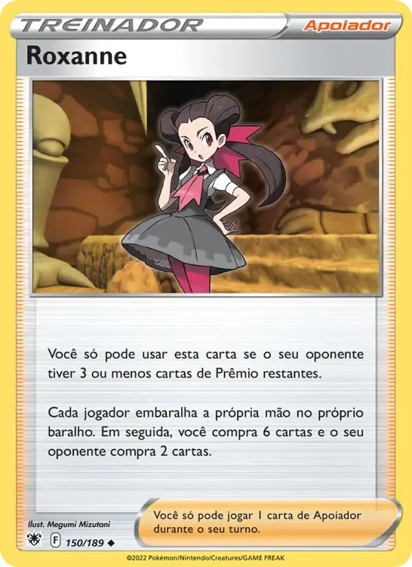 Roxanne — Estrelas Radiantes 150 Portuguese Pokémon card