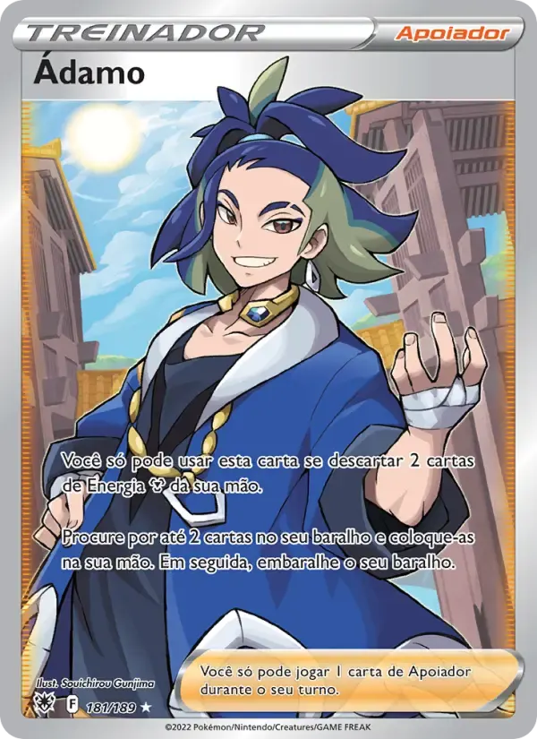 Ádamo — Estrelas Radiantes 181 Portuguese Pokémon card
