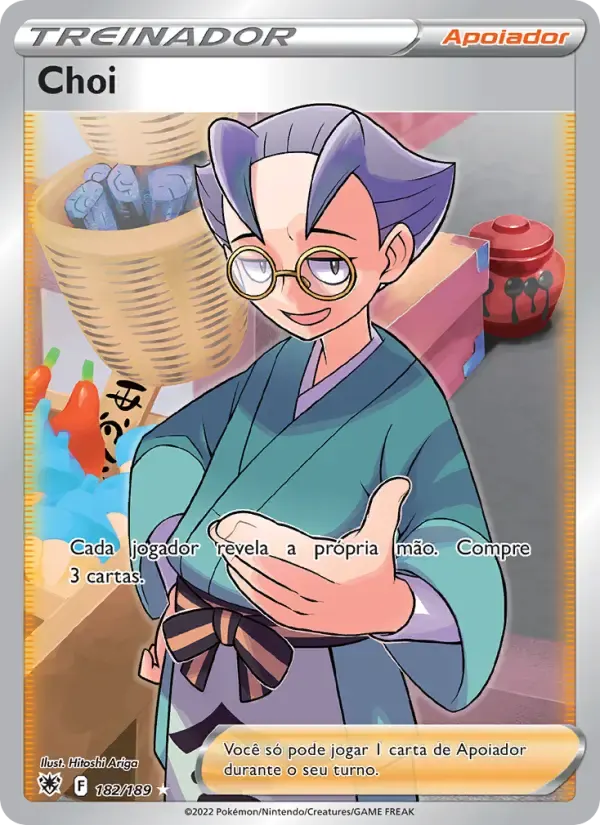 Choi — Estrelas Radiantes 182 Portuguese Pokémon card