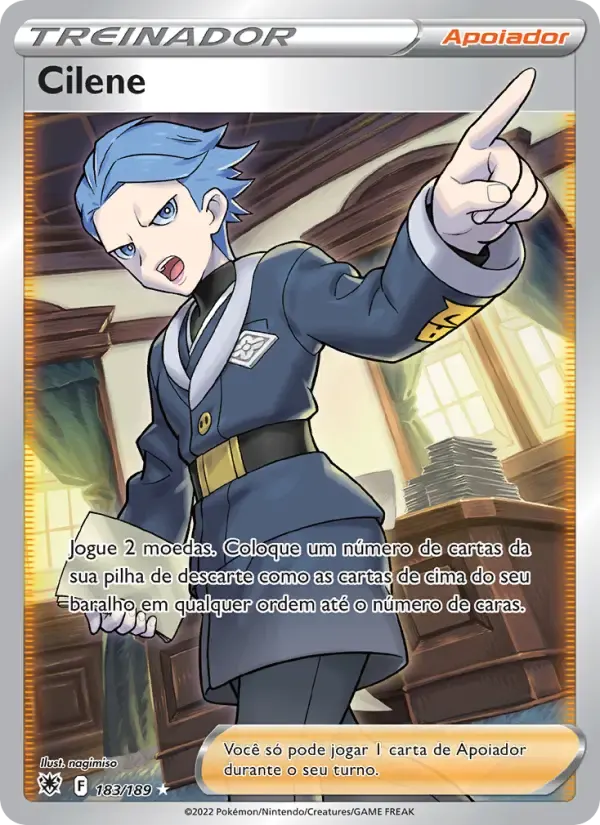 Cilene — Estrelas Radiantes 183 Portuguese Pokémon card