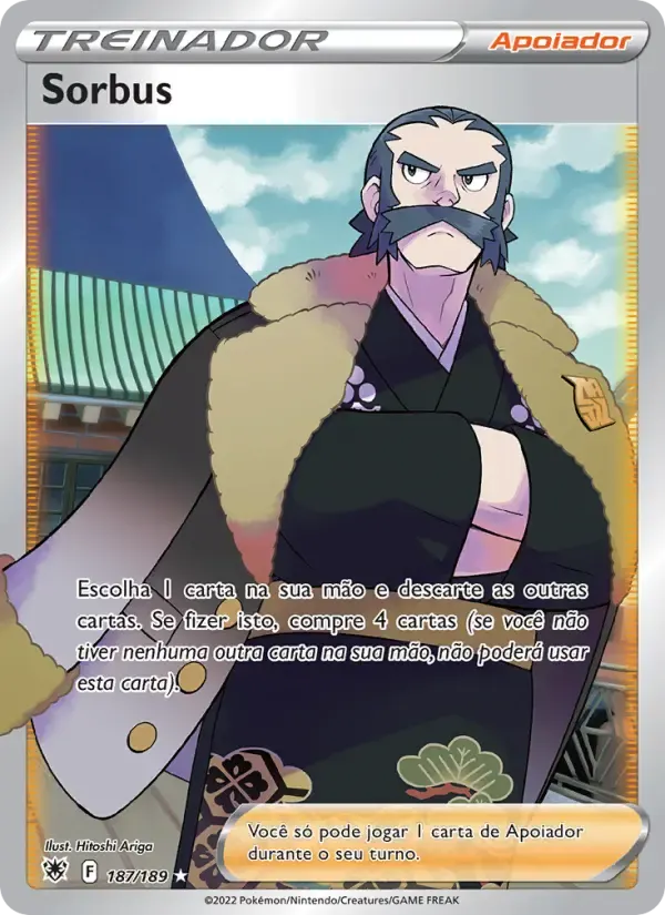 Sorbus — Estrelas Radiantes 187 Portuguese Pokémon card