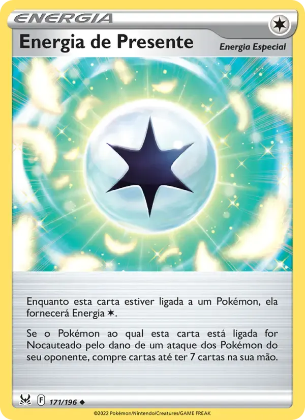 Energia de Presente — Origem Perdida 171 Portuguese Pokémon card