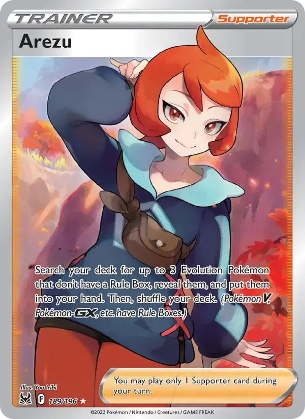 Areza — Origem Perdida 189 Portuguese Pokémon card