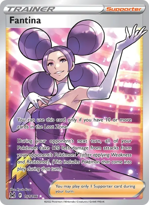 Fantina — Origem Perdida 191 Portuguese Pokémon card