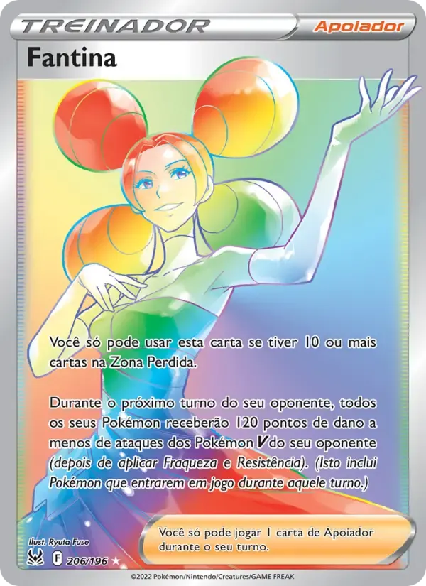 Fantina — Origem Perdida 206 Portuguese Pokémon card