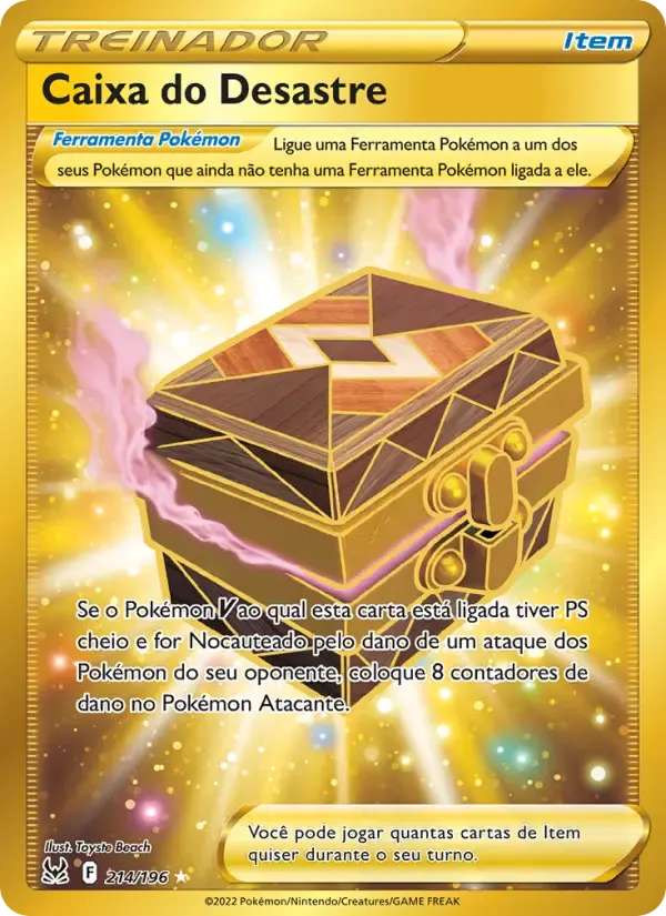 Caixa do Desastre — Origem Perdida 214 Portuguese Pokémon card
