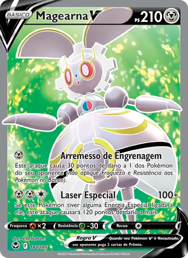 Magearna V — Tempestade Prateada 182 Portuguese Pokémon card