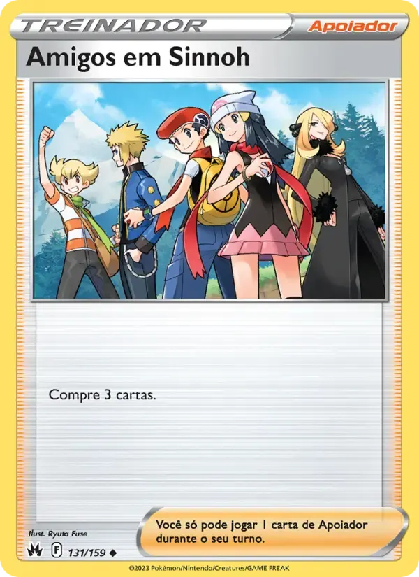 Amigos em Sinnoh — Realeza Absoluta 131 Portuguese Pokémon card