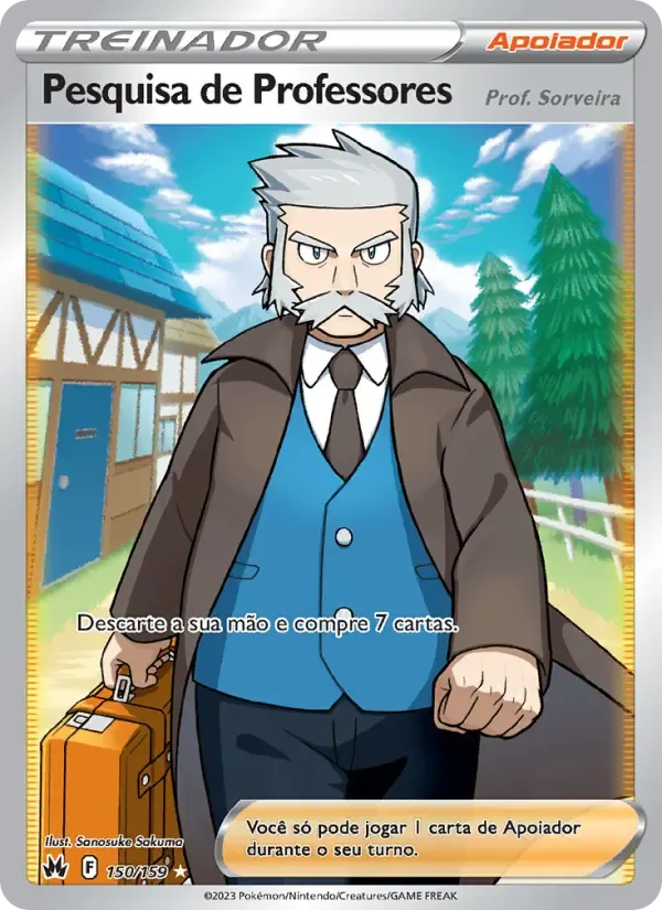 Pesquisa de Professores — Realeza Absoluta 150 Portuguese Pokémon card