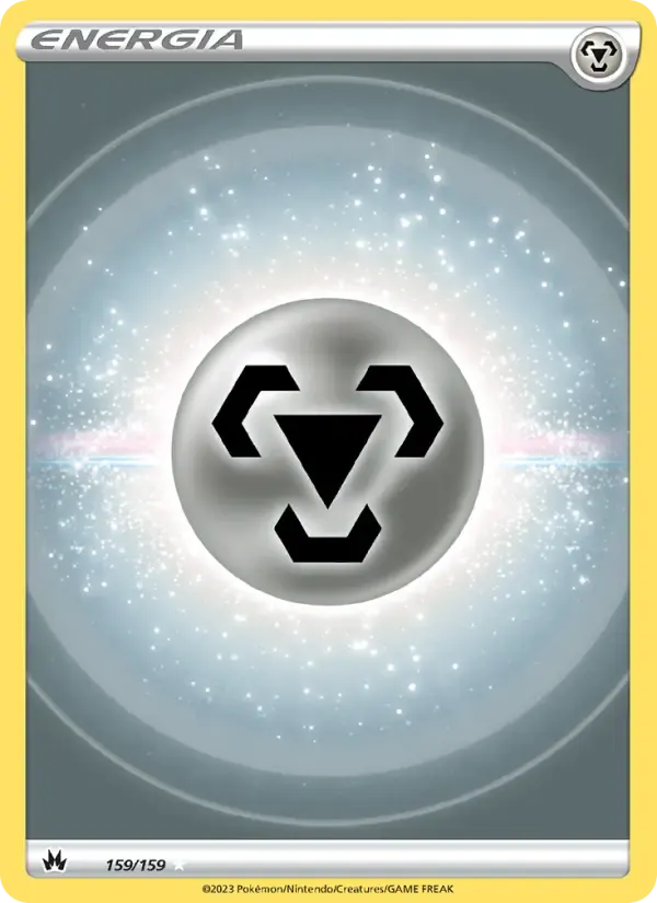 Energia de Metal — Realeza Absoluta 159 Portuguese Pokémon card