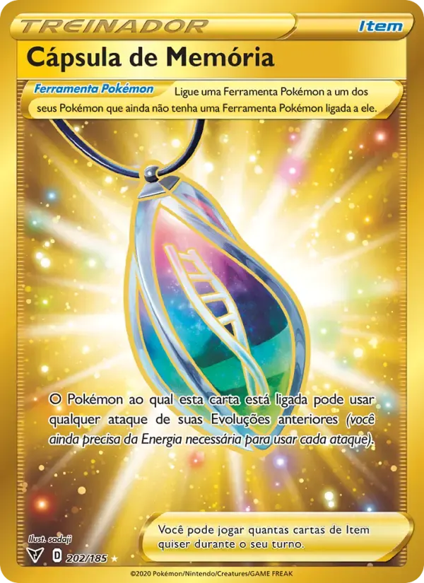 Cápsula de Memória — Voltagem Vívida 202 Portuguese Pokémon card
