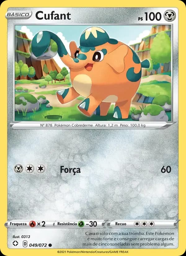Cufant — Destinos Brilhantes 49 Portuguese Pokémon card