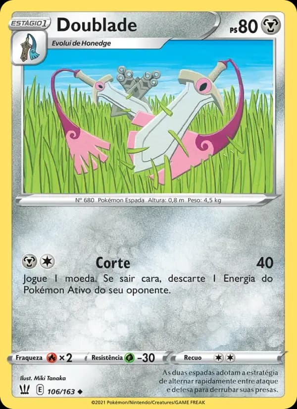 Doublade — Estilos de Batalha 106 Portuguese Pokémon card