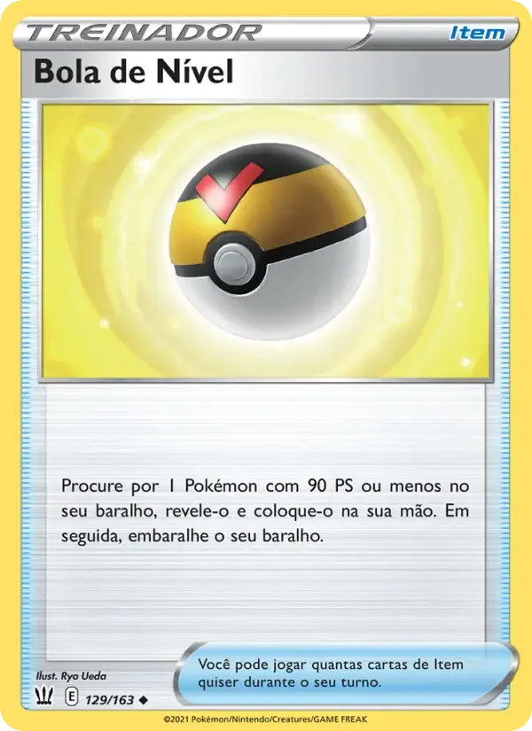 Bola de Nível — Estilos de Batalha 129 Portuguese Pokémon card