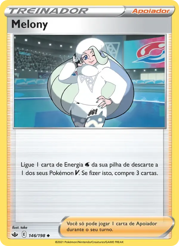 Melony — Reinado Arrepiante 146 Portuguese Pokémon card