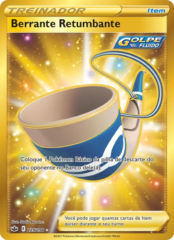 Berrante Retumbante — Reinado Arrepiante 225 Portuguese Pokémon card
