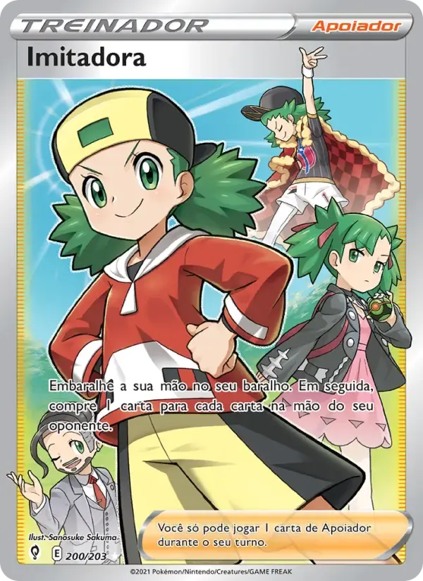 Imitadora — Céus em Evolução 200 Portuguese Pokémon card