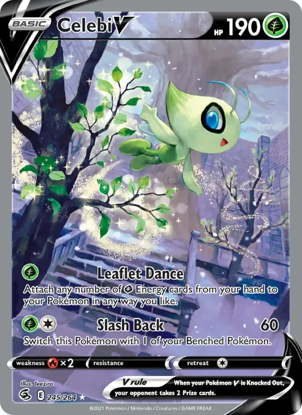 Celebi V — Golpe Fusão 245 Portuguese Pokémon card
