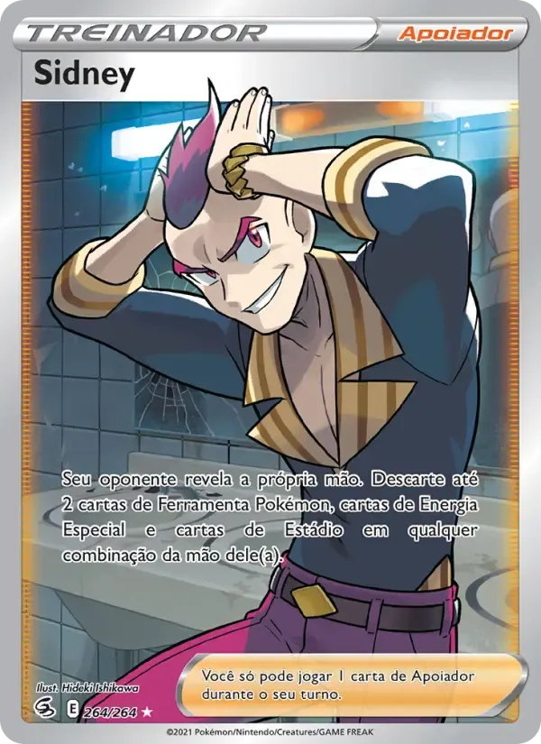 Sidney — Golpe Fusão 264 Portuguese Pokémon card