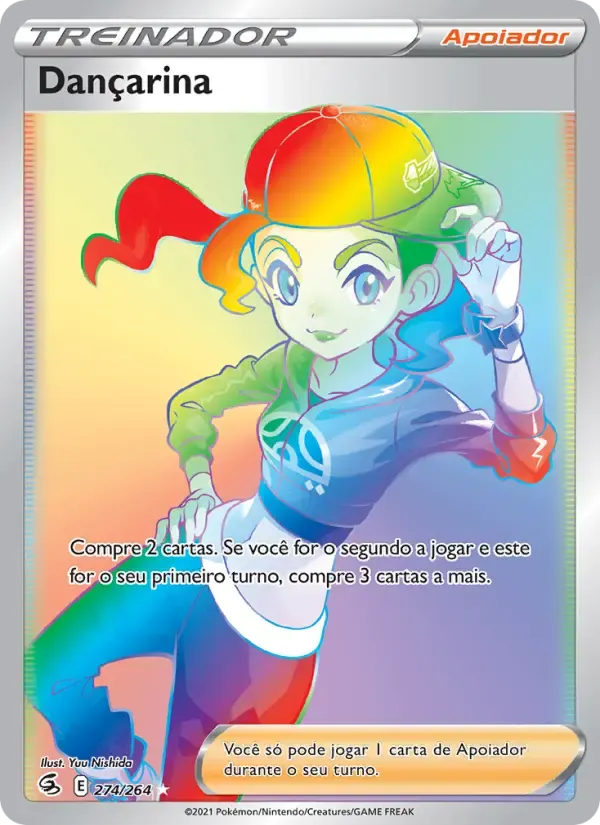 Dançarina — Golpe Fusão 274 Portuguese Pokémon card
