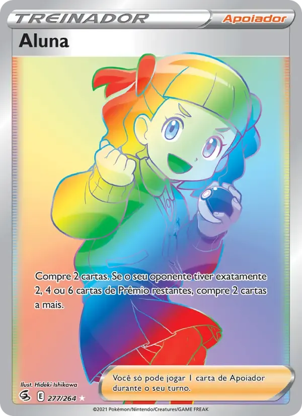 Aluna — Golpe Fusão 277 Portuguese Pokémon card