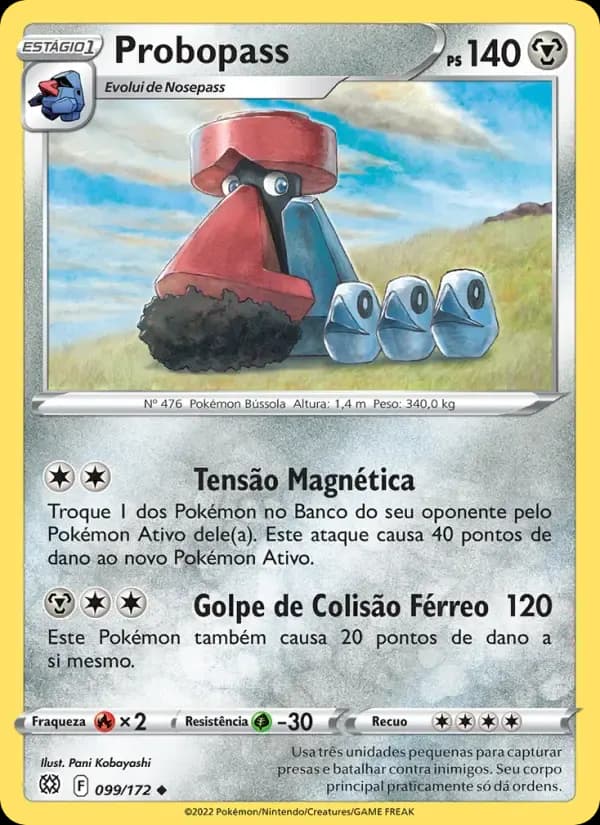 Probopass — Astros Cintilantes 99 Portuguese Pokémon card