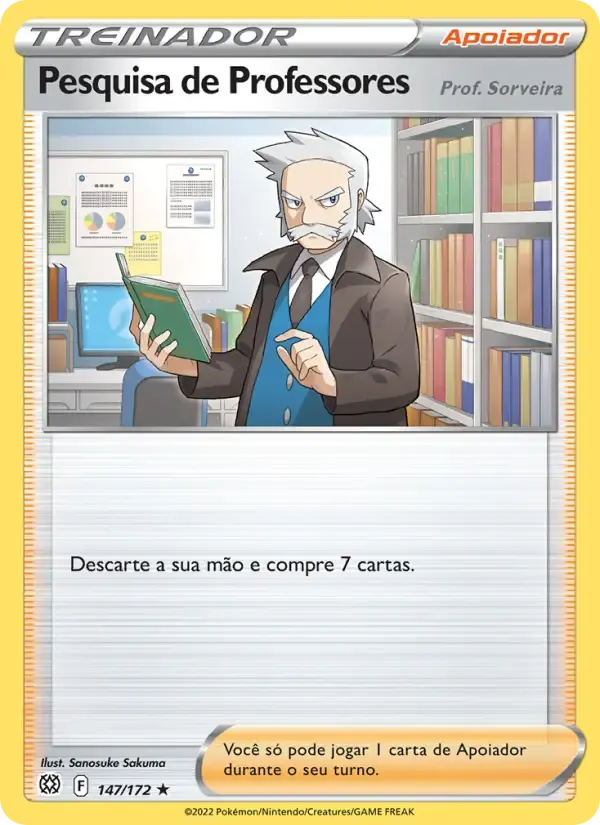 Pesquisa de Professores — Astros Cintilantes 147 Portuguese Pokémon card