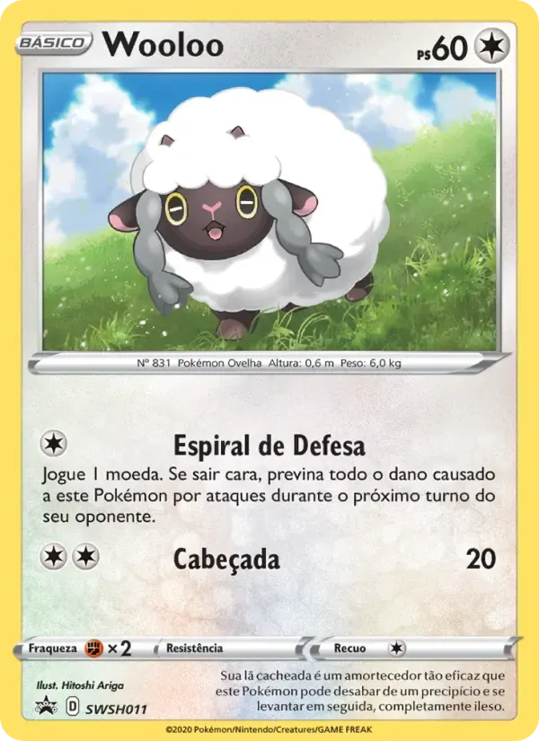 Wooloo — ESES Promos SWSH011 Portuguese Pokémon card