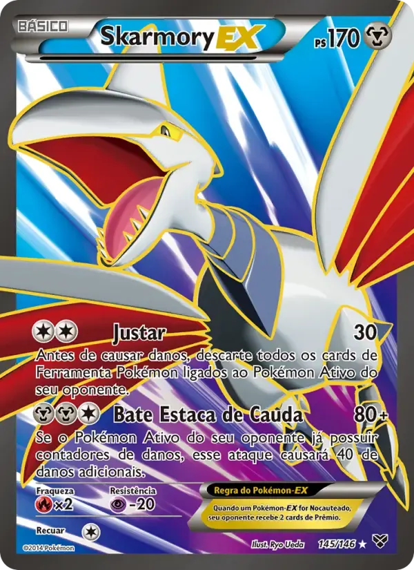 Skarmory EX — XY 145 Portuguese Pokémon card