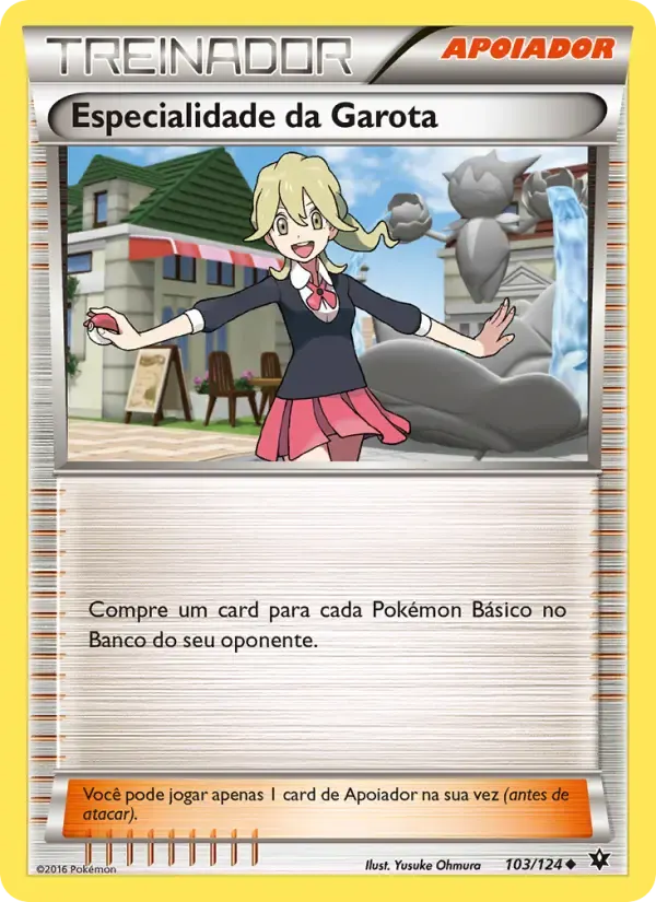 Especialidade da Garota — Fusão de Destinos 103 Portuguese Pokémon card