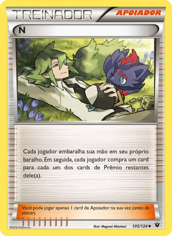 N — Fusão de Destinos 105 Portuguese Pokémon card