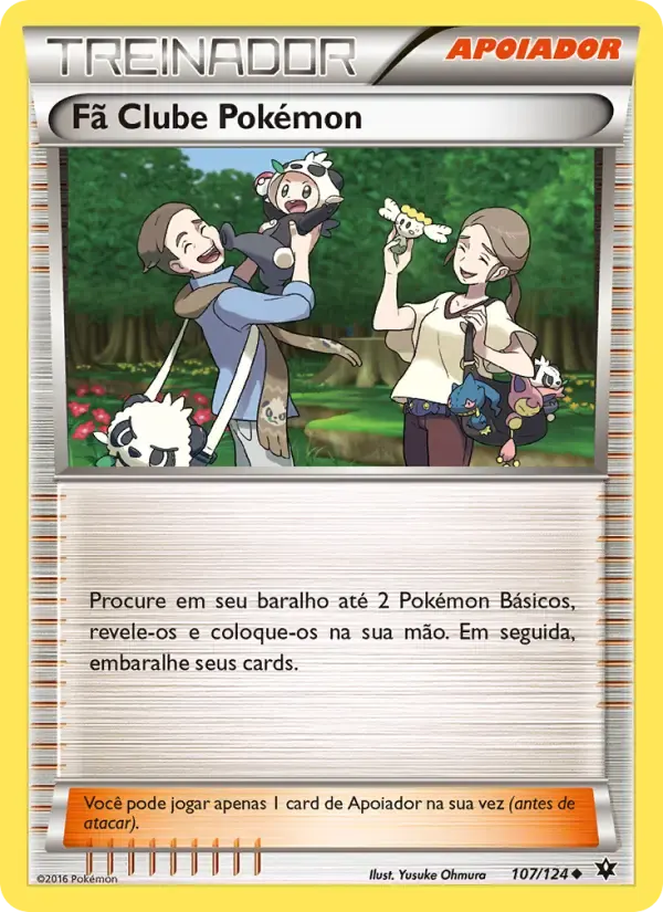 Fã Clube Pokémon — Fusão de Destinos 107 Portuguese Pokémon card