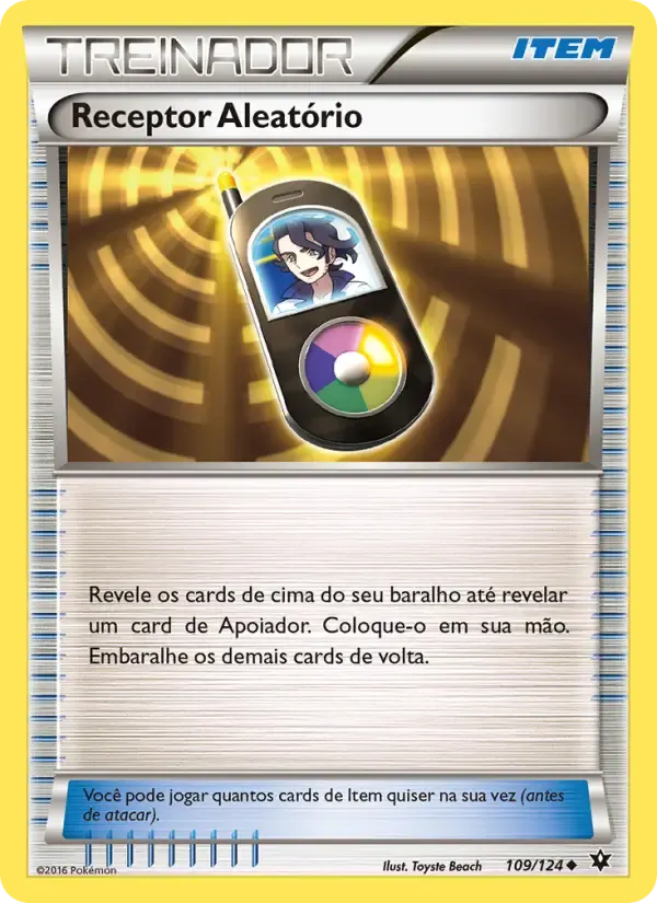 Receptor Aleatório — Fusão de Destinos 109 Portuguese Pokémon card