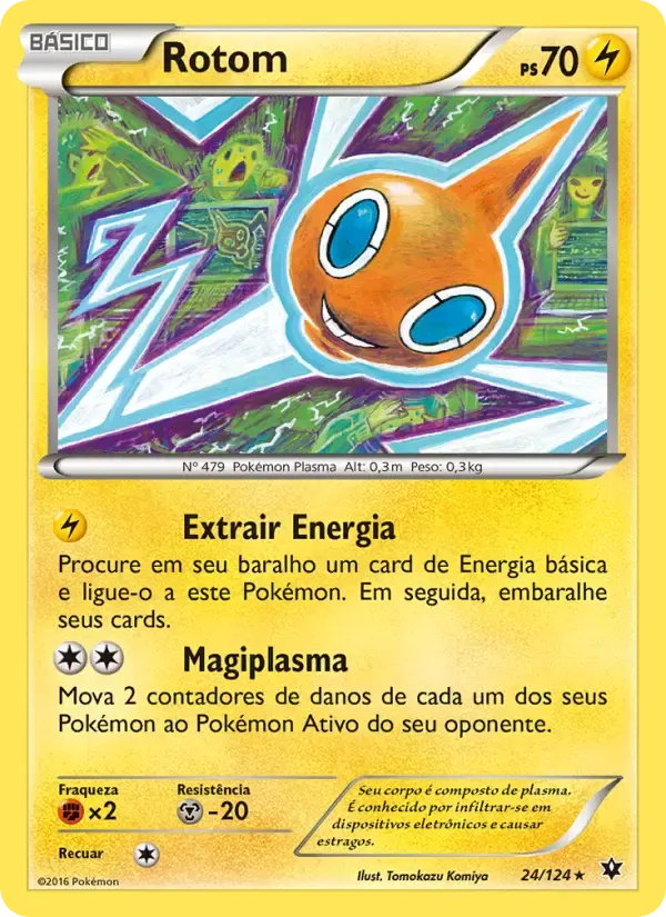 Rotom — Fusão de Destinos 24 Portuguese Pokémon card