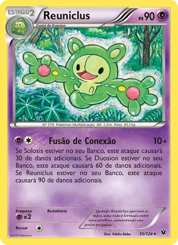 Reuniclus — Fusão de Destinos 35 Portuguese Pokémon card