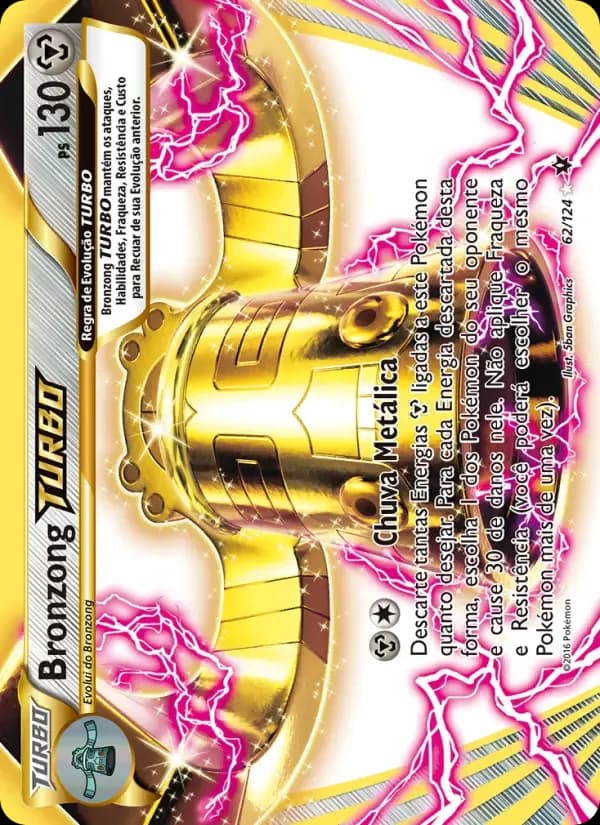 Bronzong TURBO — Fusão de Destinos 62 Portuguese Pokémon card