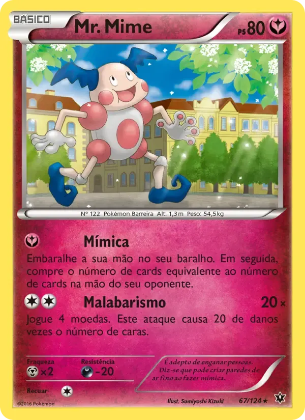 Mr. Mime — Fusão de Destinos 67 Portuguese Pokémon card