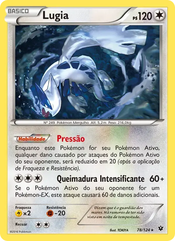 Lugia — Fusão de Destinos 78 Portuguese Pokémon card