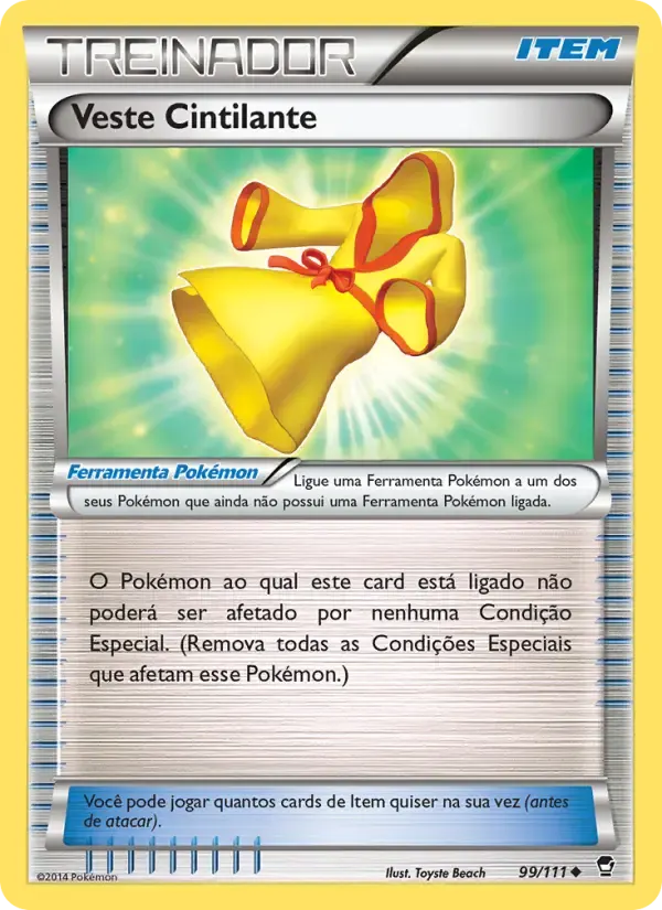 Veste Cintilante — Punhos Furiosos 99 Portuguese Pokémon card