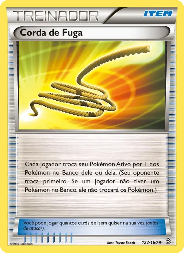 Corda de Fuga — Conflito Primitivo 127 Portuguese Pokémon card
