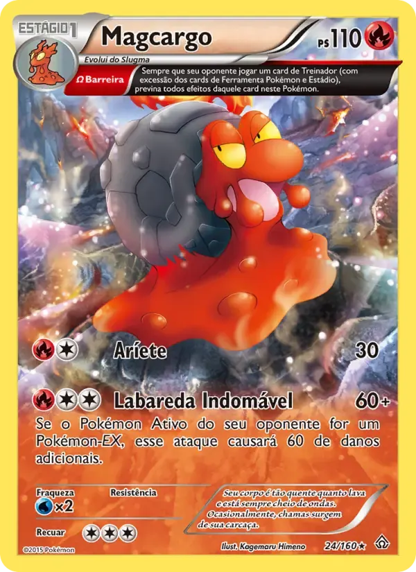 Magcargo — Conflito Primitivo 24 Portuguese Pokémon card