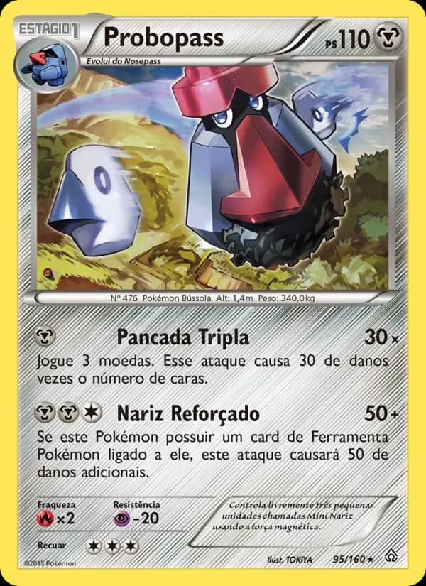 Probopass — Conflito Primitivo 95 Portuguese Pokémon card