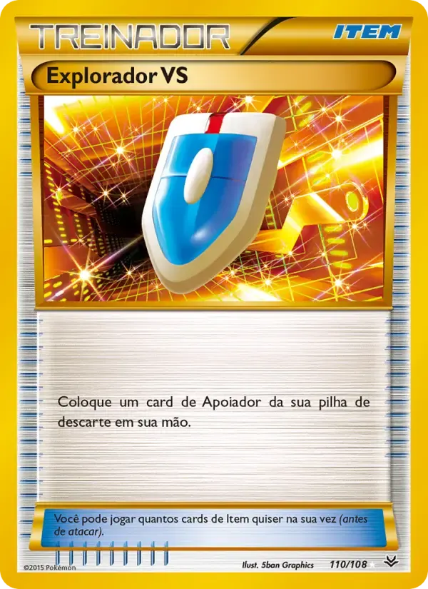 Explorador VS — Céus Estrondosos 110 Portuguese Pokémon card