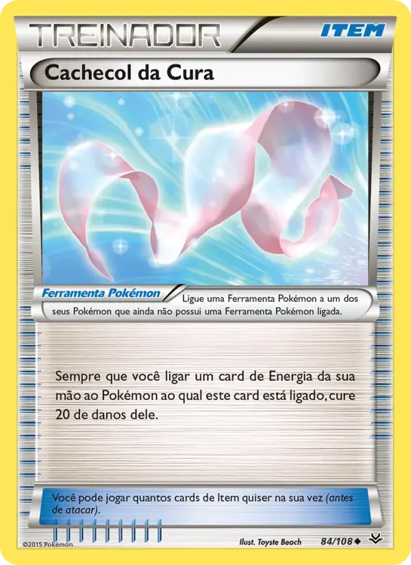 Cachecol da Cura — Céus Estrondosos 84 Portuguese Pokémon card