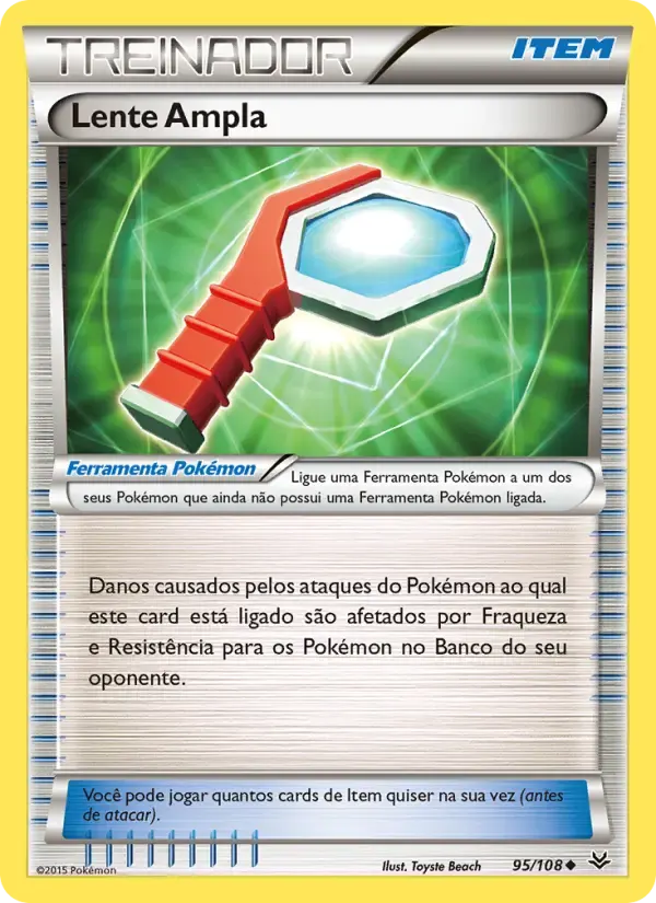 Lente Ampla — Céus Estrondosos 95 Portuguese Pokémon card