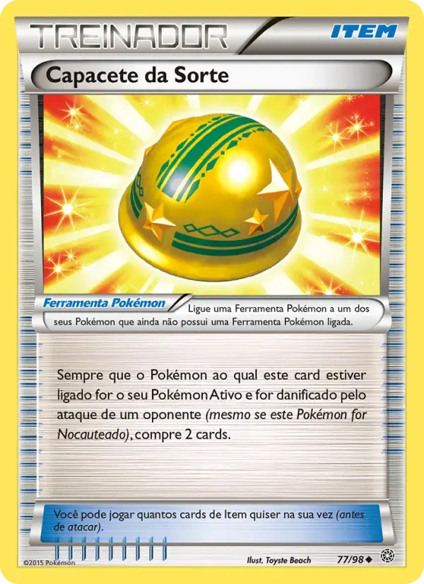 Capacete da Sorte — Origens Ancestrais 77 Portuguese Pokémon card