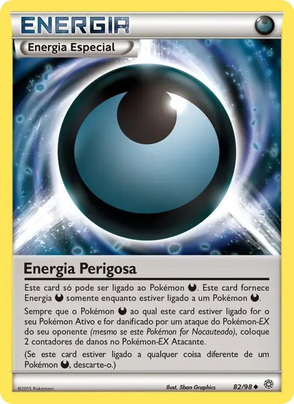 Energia Perigoso — Origens Ancestrais 82 Portuguese Pokémon card
