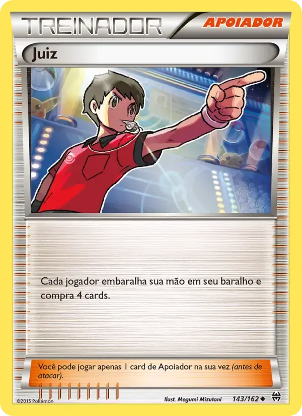 Juiz — Turbo Revolução 143 Portuguese Pokémon card