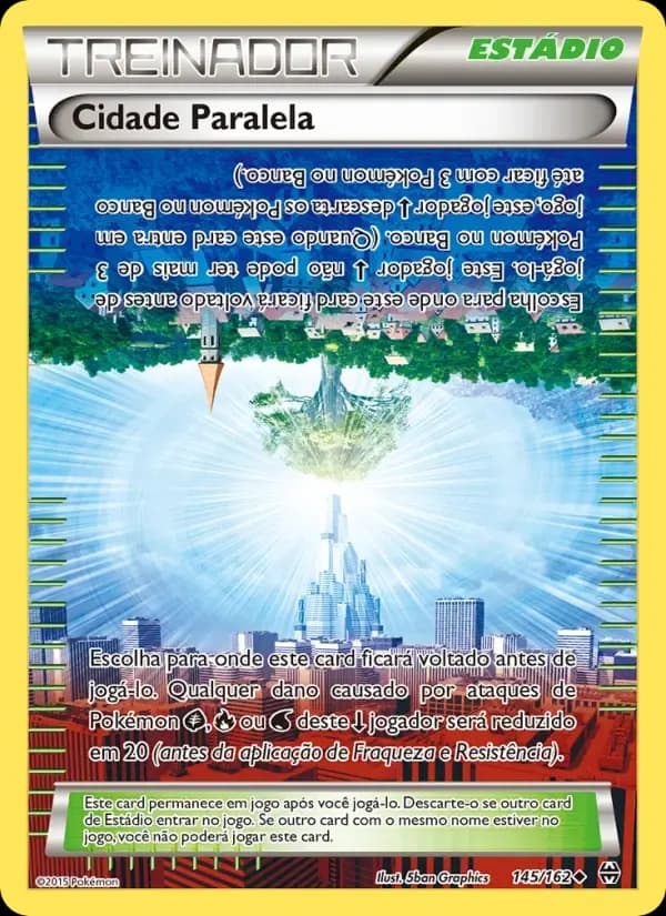 Cidade Paralela — Turbo Revolução 145 Portuguese Pokémon card